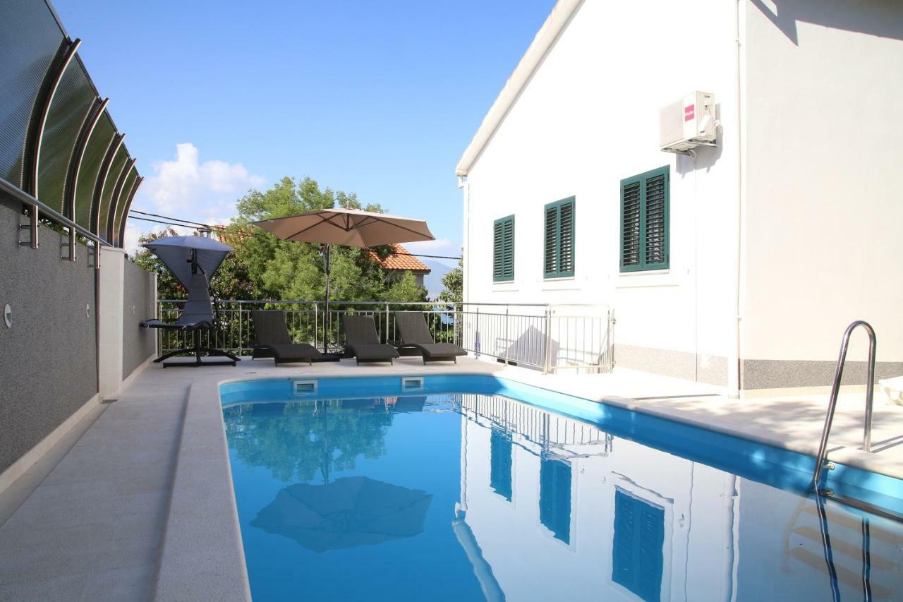 Luxury House With Pool Villa Trogir Bagian luar foto
